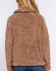 Faux Fur Sherpa Jacket