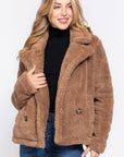 Faux Fur Sherpa Jacket