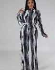 Non-stretch Two-piece Set