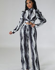 Non-stretch Two-piece Set