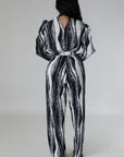 Non-stretch Two-piece Set