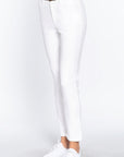 Cotton-span Twill Belted Long Pants