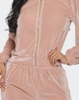 Jogger With Pearls Set