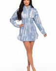Tie Dye Mini Dress