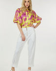 High Waist Zipper Front Skinny Pants