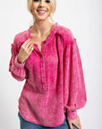 Washed Cotton Gauze Tunic