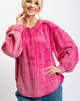 Washed Cotton Gauze Tunic
