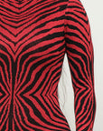 Aminal Jacquard Midi Dress W/ Lurex