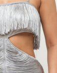 Lux Fringe Maxi Dress