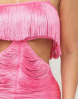 Lux Fringe Maxi Dress