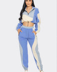 Colorblock Cargo Jogger Set