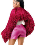 Metallic Tinsel Bolero