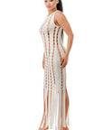 Cut Out Fringe Dress