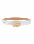 Chain Textured Metal Buckle Belt