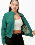 Casual Zip Up Biker Moto Jacket