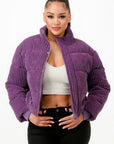 Corduroy Puffer Jacket