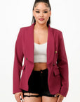 Double Breasted Blazer Jacket