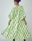 Balloon Sleeves Very Over Fit Pocketed Dress
