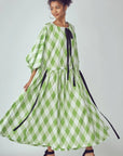 Balloon Sleeves Very Over Fit Pocketed Dress