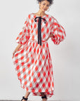 Balloon Sleeves Very Over Fit Pocketed Dress