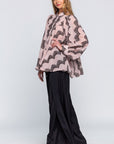 See Through Shirt With Lace Detail