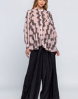 See Through Shirt With Lace Detail
