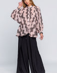 See Through Shirt With Lace Detail