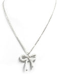 Pearl Ribbon Pendant Necklace