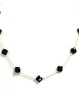 Clover Station Necklace