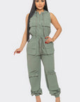 Cargo Jumpsuit