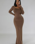 Long Sleeves Stretch Dress